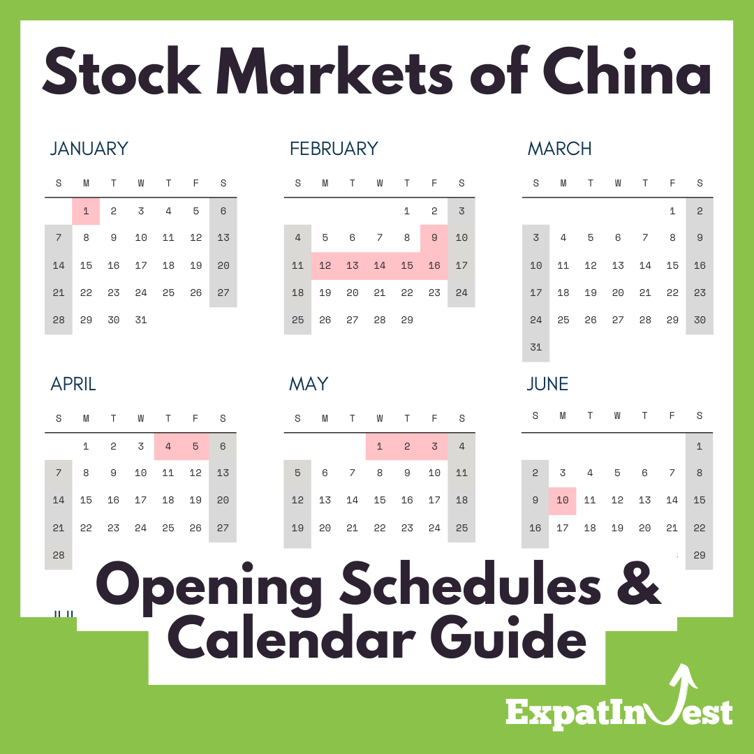 Stock Markets of China - Opening Schedule and Calendar - TeamedUp China